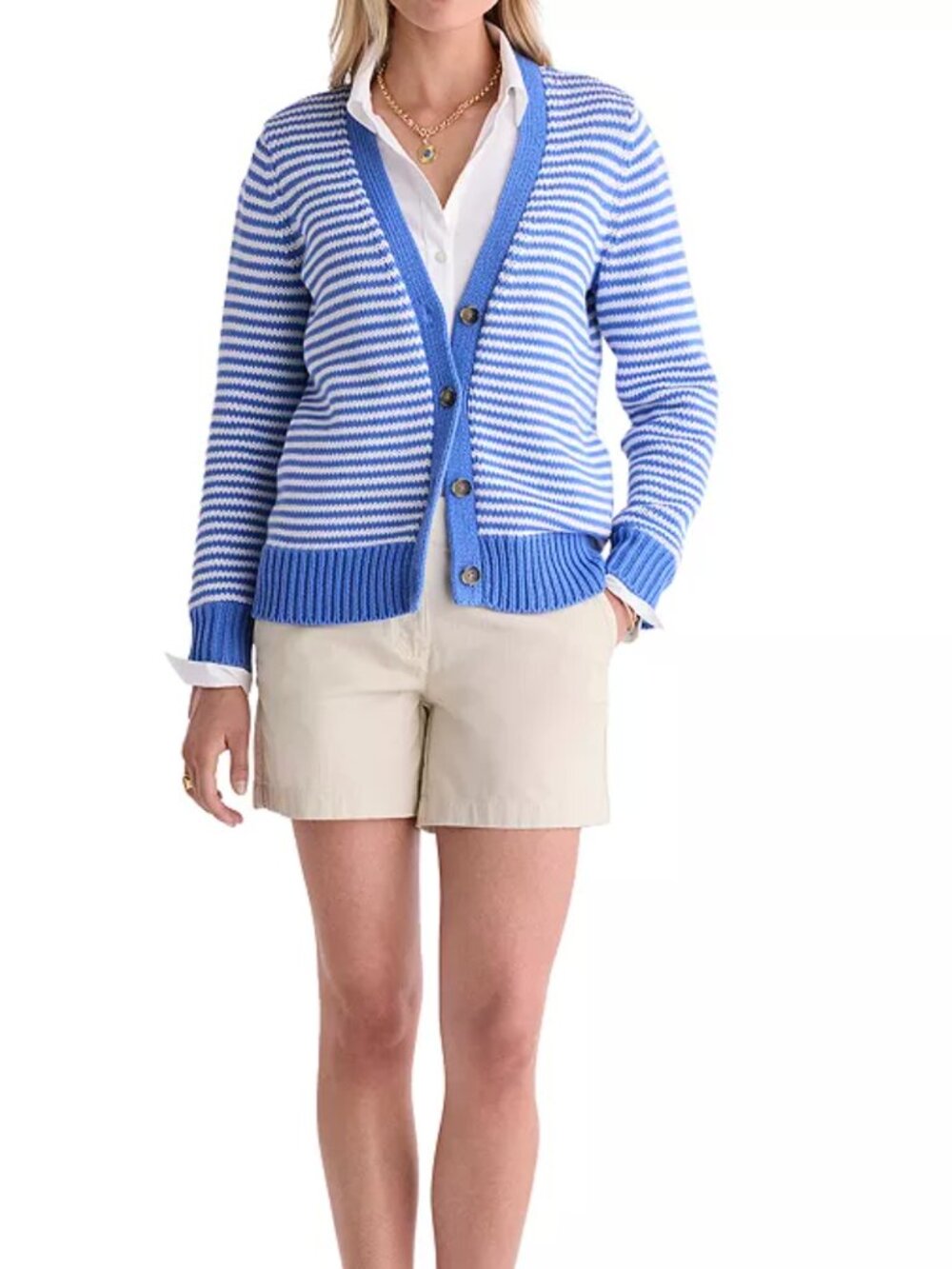 BRAND NEW Vineyard Vines V Neck Katie Cotton Cardigan Sweater - Picture 3 of 4